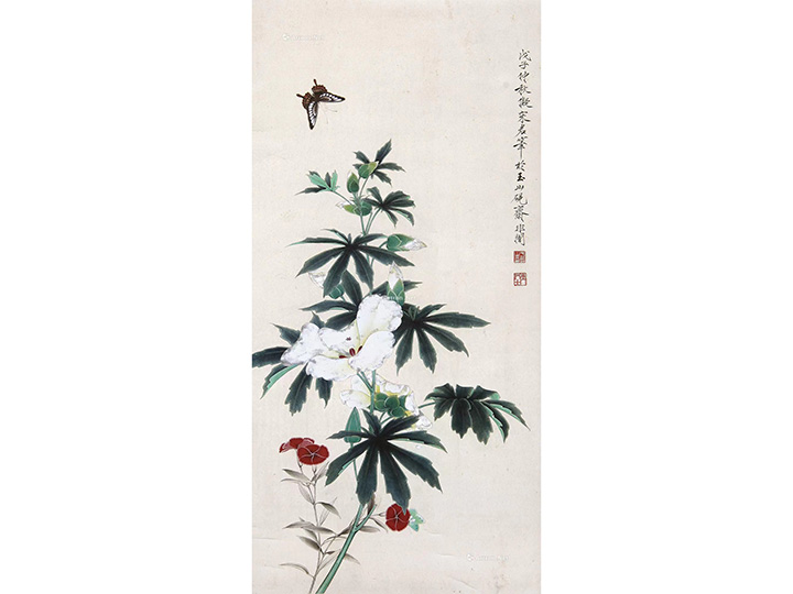 The Vertical Axis of the Non Dark Butterfly Painting